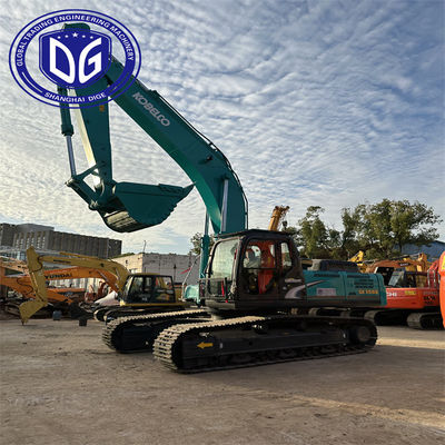 คุณภาพ  Sturdy Workhorse Sk350 Used Kobelco 35 Ton Excavator All Weather Performance โรงงาน