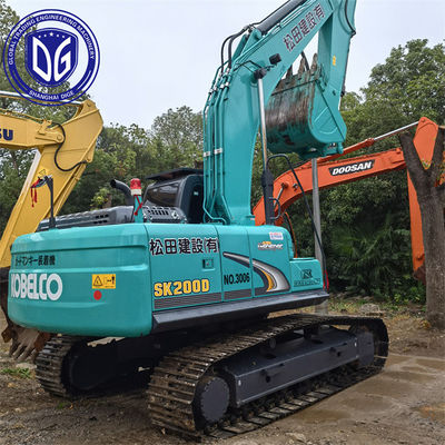 Kobelco SK200-8 เครื่องขุดที่ใช้มาจากญี่ปุ่น การบริโภคเชื้อเพลิงต่ํา สภาพดี