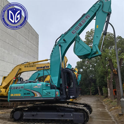 สาขากําเนิดญี่ปุ่น SK200-8 เครื่องขุด Kobelco มือสอง SK200-8 เครื่องขุด Kobelco มือสอง SK200-8