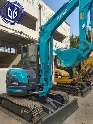 Sk55 ที่ผ่านการพัฒนา ใช้ Kobelco 5.5t Excavator กับระบบขับเคลื่อนที่แรง