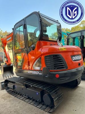 ดีที่สุด DX60E-9C ใช้ Doosan 6t Excavator เครื่องไฮดรอลิก