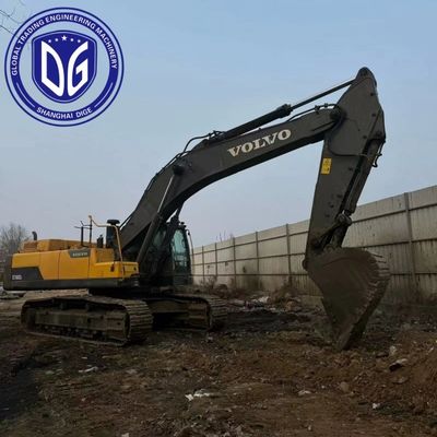 Ec480 เครื่องขุด Volvo มือสอง ขนาด 48 ตัน เครื่องไฟแรงแรง ระบบแสงประสิทธิภาพสูง