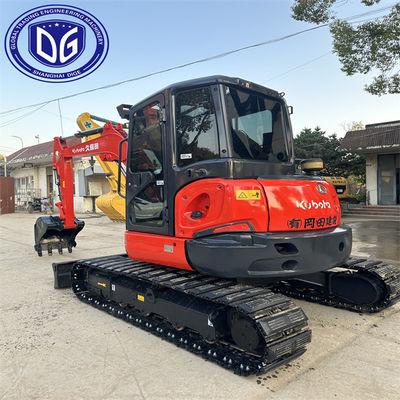 6 ตัน KX163 เครื่องขุด Kubota ที่ใช้ เครื่องขุดไฮดรอลิก