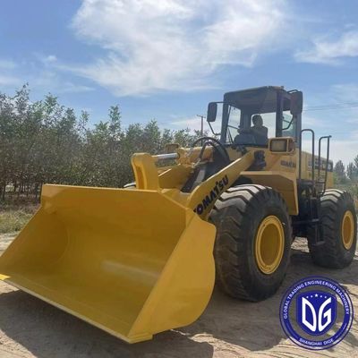 เครื่องบรรทุกด้านหน้า WA380-3 Komatsu เครื่องบรรทุกมือสองที่มีประสิทธิภาพสูง