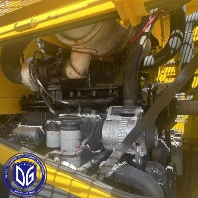 เครื่องบรรทุกด้านหน้า WA380-3 Komatsu เครื่องบรรทุกมือสองที่มีประสิทธิภาพสูง