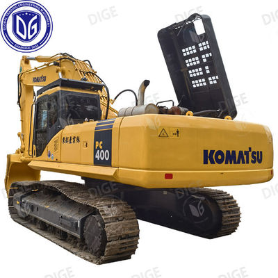 ที่มาญี่ปุ่น PC400-7 เครื่องขุด Komatsu มือสอง PC400-7 เครื่องขุด Crawler มือสอง Komatsu เครื่องขุดไฮดรอลิก PC400-7