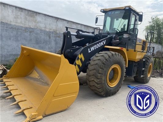 เครื่องบรรทุกด้านหน้า LW500 เครื่องบรรทุก XCMG มือสอง เครื่องบรรทุกเครื่องขุดฮิดรอลิก มือสอง 17t