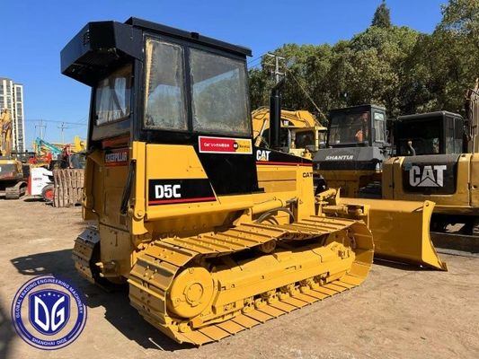 D5C เครื่องพัดลม Caterpillar ที่ใช้งาน เครื่องพัดลมไฮดรอลิก 16 ตัน