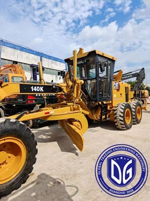 140k Caterpillar ใช้ Grader เครื่องไฮดรอลิกแรง