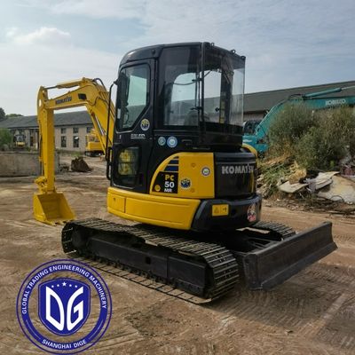 สะดวกต่อผู้ใช้ PC50 เครื่องขุด Komatsu มือสอง 95 เครื่องขุด Komatsu มือใหม่