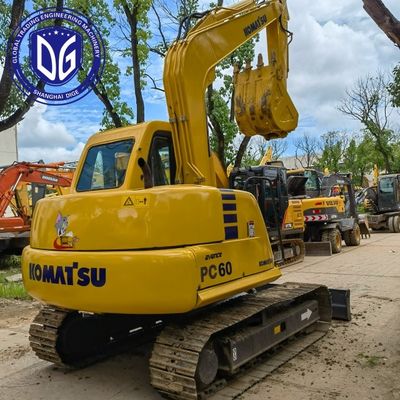 PC60-7 เครื่องขุด Komatsu มินิ Komatsu