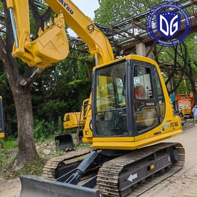 PC60-7 เครื่องขุด Komatsu มินิ Komatsu