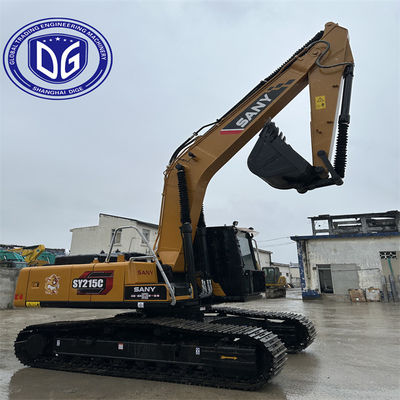 ใช้ Sany SY215 21.5Ton Crawler Excavator กับเครื่องยนต์ที่ใช้เชื้อเพลิงน้อย