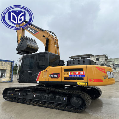 ใช้ Sany SY215 21.5Ton Crawler Excavator กับเครื่องยนต์ที่ใช้เชื้อเพลิงน้อย