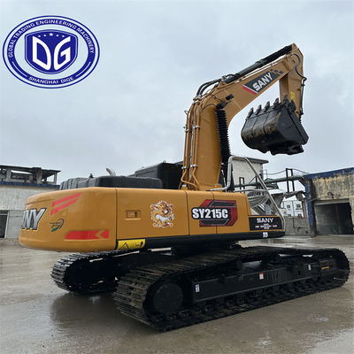 ใช้ Sany SY215 21.5Ton Crawler Excavator กับเครื่องยนต์ที่ใช้เชื้อเพลิงน้อย