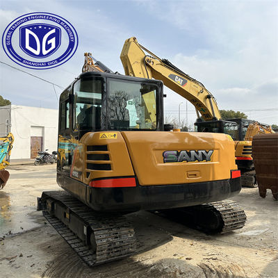 Sany Sy55C เครื่องขุด 5.5 ตันมือสอง ด้วยระบบเครื่องขับเร็วและจอสว่าง