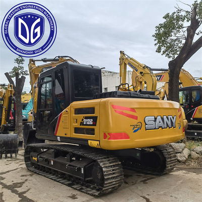 Sy135 13.5 ตัน ใช้ SANY Excavator ด้วยความจุในการเย็นที่เพิ่มขึ้น