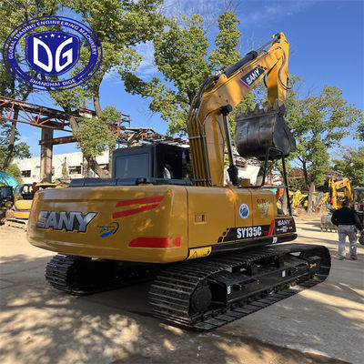 Sy135 13.5 ตัน ใช้ SANY Excavator ด้วยความจุในการเย็นที่เพิ่มขึ้น