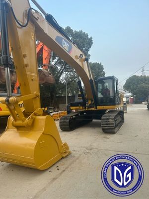 การตัดขอบใช้ Caterpillar 329D Excavator 29T ด้วยการทํางานไฮดรอลิกเรียบ