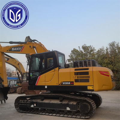 Sy205H 20.5 ตัน ใช้ SANY Excavator กับการไฮดรอลิกระบายที่ประสิทธิภาพ