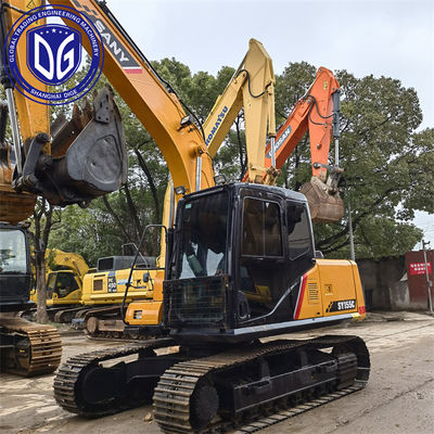 Sany SY155 15.5T เครื่องขุดคลานมือสอง ระบบพลังงานที่ประหยัดพลังงานและมีประสิทธิภาพ