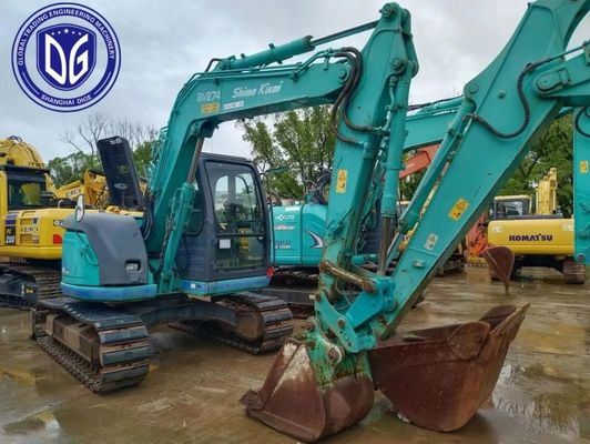 เครื่องขุดถัง 7 ตันของ Kobelco Sk70 ที่ถูกปรับด้วยความแม่นยํา