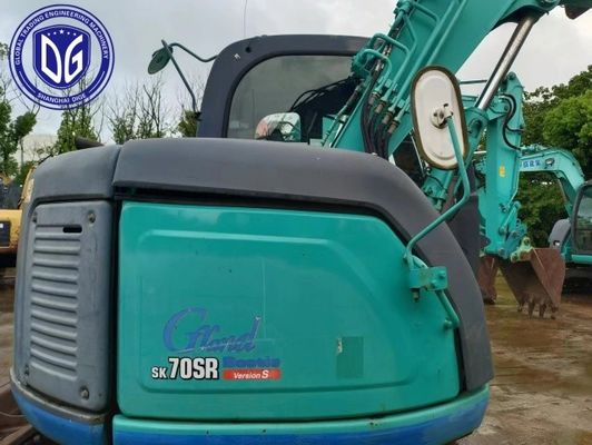 เครื่องขุดถัง 7 ตันของ Kobelco Sk70 ที่ถูกปรับด้วยความแม่นยํา