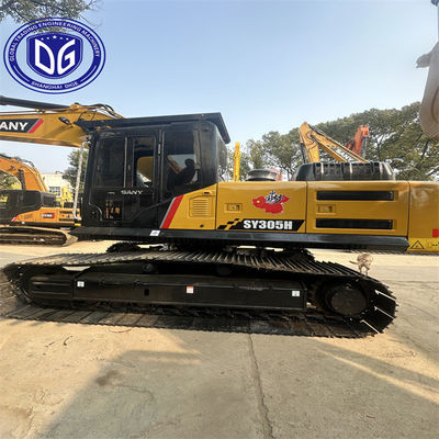 Sy305H 30.5 ตัน ใช้ Sany Excavator ด้วยประสิทธิภาพเชื้อเพลิงที่ปรับปรุง