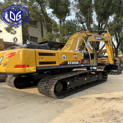 Sany SY305 30.5T เครื่องขุดน้ํามือสอง เครื่องขุดน้ํามือสอง