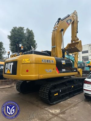 ใช้ CAT 336D 36Ton Caterpillar Crawler เครื่องขุดไฮดรอลิก งานไฮดรอลิกเรียบ