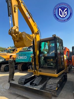 305.5E2 เครื่องขุดหิน Caterpillar ขนาด 5.5 ตัน ที่ใช้แล้ว มีความลึกในการขุดสูงกว่า