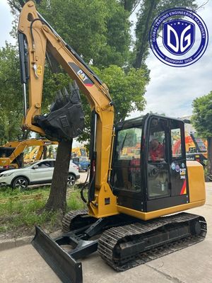 ใช้ 306E 6T Caterpillar Crawler Mini Excavator ระบบควบคุมการทํางานที่ทันสมัย