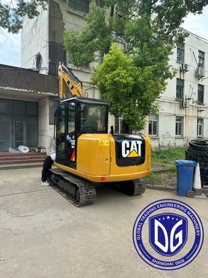 ใช้ 306E 6T Caterpillar Crawler Mini Excavator ระบบควบคุมการทํางานที่ทันสมัย