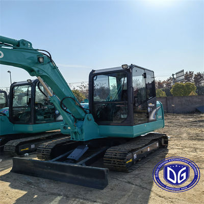 SK60-8 Kobelco Excavator ใช้เดิม Kobelco ขนาดเล็ก 6 ตัน Excavator
