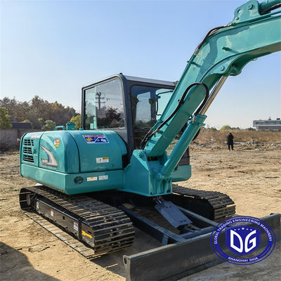 SK60-8 Kobelco Excavator ใช้เดิม Kobelco ขนาดเล็ก 6 ตัน Excavator