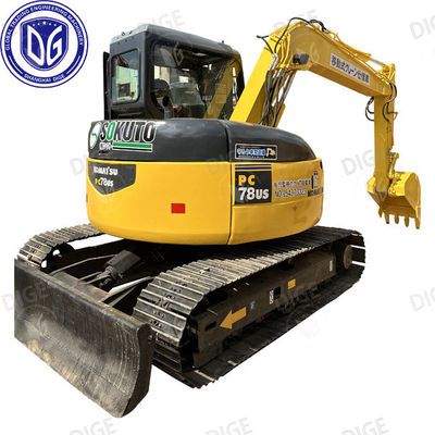ตัวเลือกที่ประหยัด USED PC78US excavator กับระบบการจัดการการดึงยางที่ทันสมัย