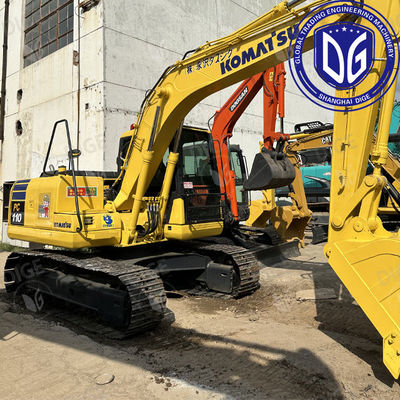 7.17m * 2.49m * 2.81m มือสอง Komatsu Excavator สําหรับธุรกิจก่อสร้าง