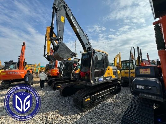 Ec140 เครื่องขุด Volvo 14 ตันมือสองที่มีระบบลมเย็นประสิทธิภาพ