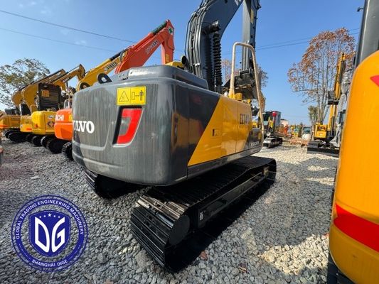 Ec140 เครื่องขุด Volvo 14 ตันมือสองที่มีระบบลมเย็นประสิทธิภาพ