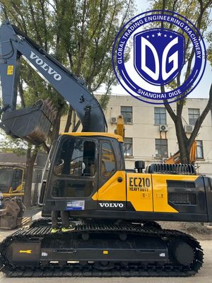 Ec210 เครื่องขุด Volvo 21 ตันมือสอง With Advanced working mode selection