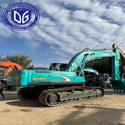 SK200D ญี่ปุ่น มือสอง Kobelco Excavators 20 ตัน เครื่องขุดเหมืองขนาดใหญ่
