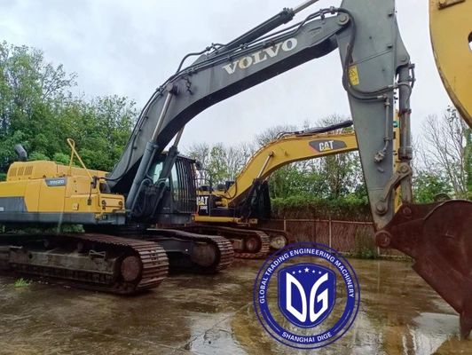 Ec380DL 38 ตัน Volvo Excavator ที่ใช้แล้ว พร้อมระบบควบคุมการออกอากาศที่ทันสมัย