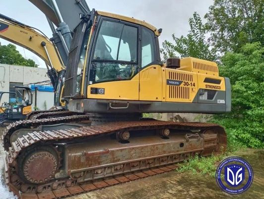 Ec380DL 38 ตัน Volvo Excavator ที่ใช้แล้ว พร้อมระบบควบคุมการออกอากาศที่ทันสมัย