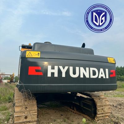 รุ่นใหม่ R485 Hyundai Excavator มือสอง 48.5t ปัจจัยความปลอดภัยหลายอย่าง