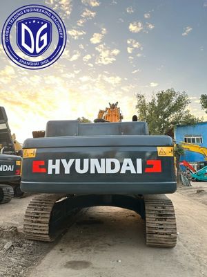 R520LC-9Vs เครื่องขุดไฮดรอลิก Hyundai มือสองที่มีระบบลมเย็นที่ประสิทธิภาพ