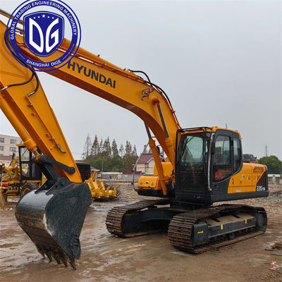 รถขุด Hyundai 22 ตันมือสอง 220LC-9S รถขุดไฮดรอลิกครอลเลอร์