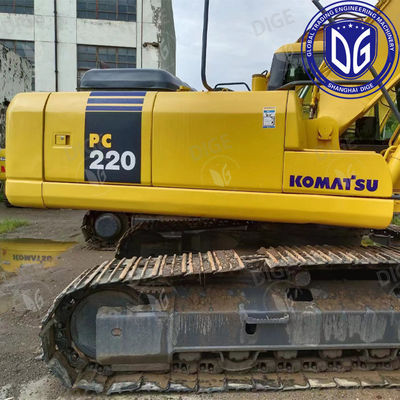 ผลงานที่น่าเชื่อถือ USED PC220-7 excavator with Enhanced grip and traction