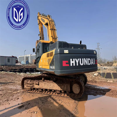 ปีการผลิต 2021 Hyundai 350 เครื่องขุดด้วยเครื่องขับแบบไฮดรอลิก
