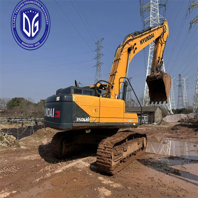 Hyundai 350 เครื่องขุดไฮดรอลิก ขนาด 35 ตัน คุณภาพดี