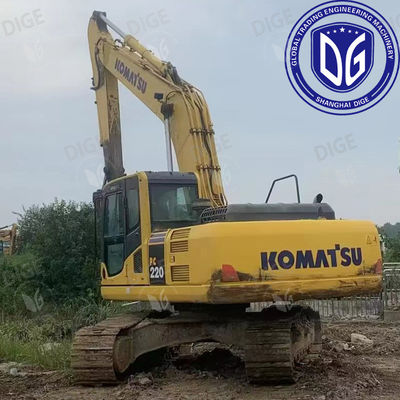 ผลงานที่น่าเชื่อถือ USED PC220-8 excavator กับการยึดและการดึงยึดที่ดีขึ้น